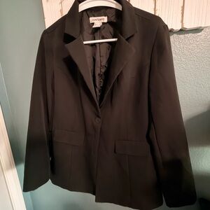 Contempo Women's Classic Black Blazer